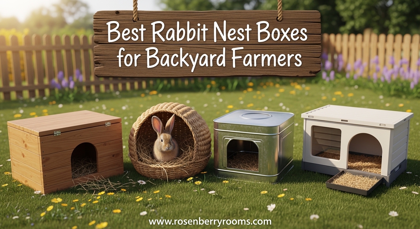 Best Rabbit Nest Boxes for Backyard Farmers