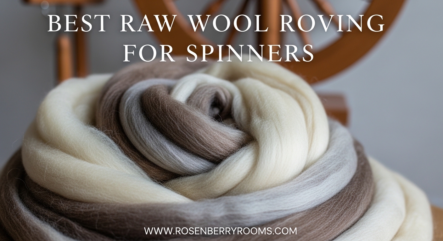 Best Raw Wool Roving for Spinners