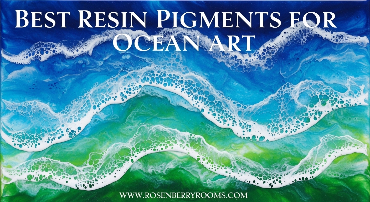 Best Resin Pigments for Ocean Art
