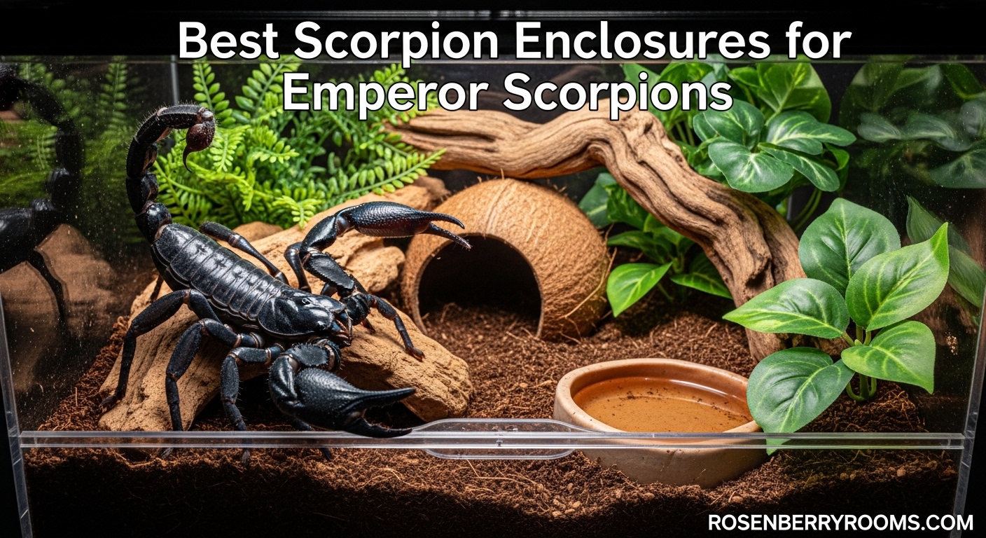 Best Scorpion Enclosures for Emperor Scorpions