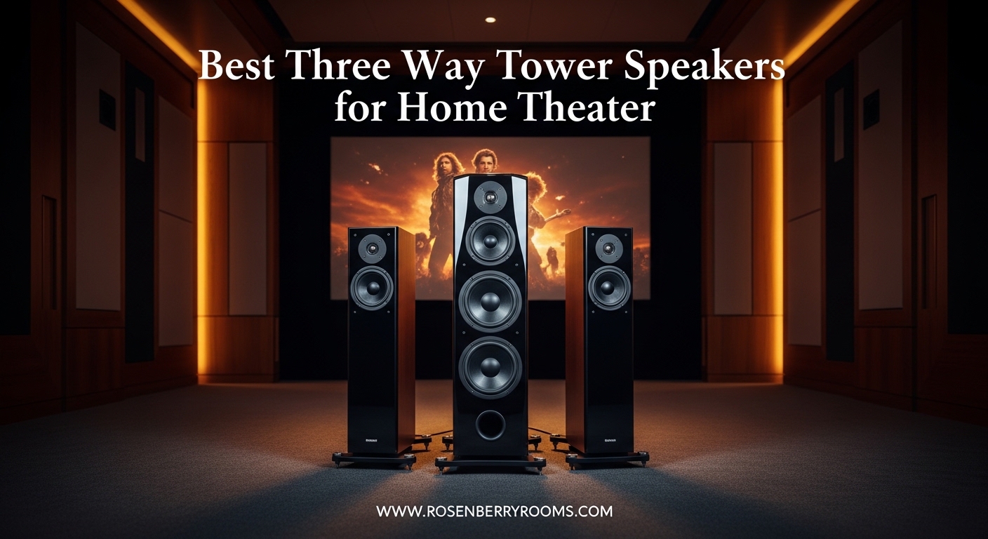 Best Three Way Tower Speakers for Home Theater