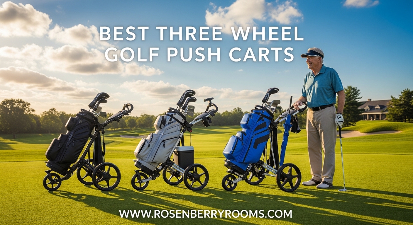 Best Three Wheel Golf Push Carts