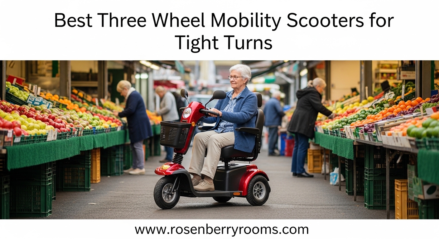 Best Three Wheel Mobility Scooters for Tight Turns