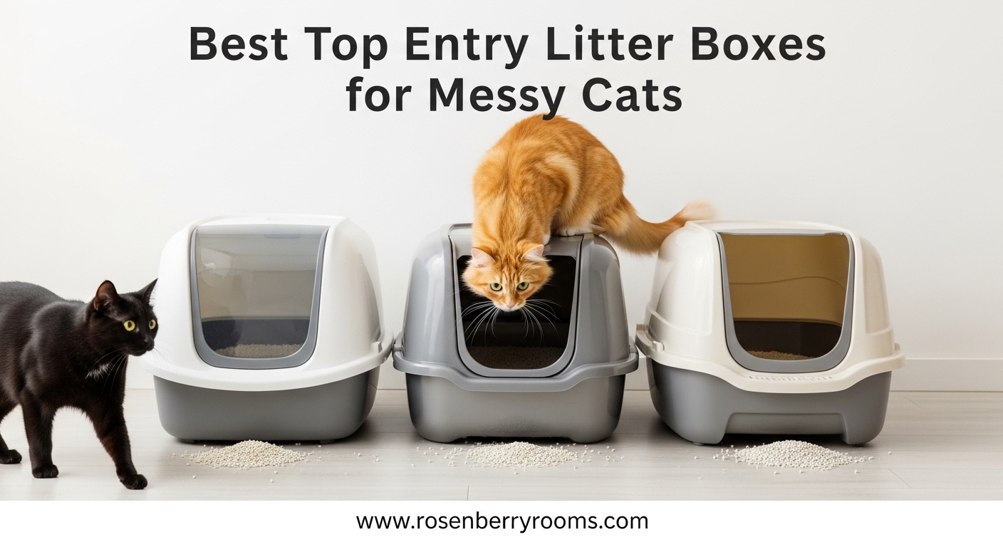 Best Top Entry Litter Boxes for Messy Cats
