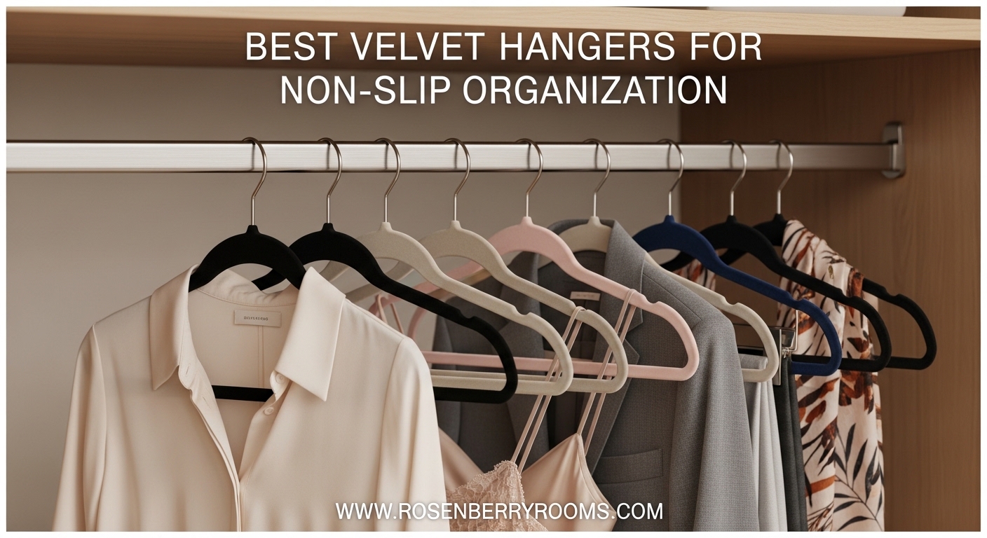 Best Velvet Hangers for Non-Slip Organization