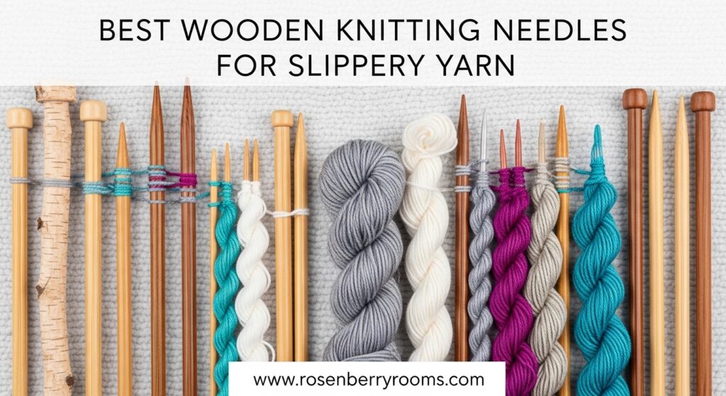The current image has no alternative text. The file name is: Best-Wooden-Knitting-Needles-for-Slippery-Yarn.jpeg