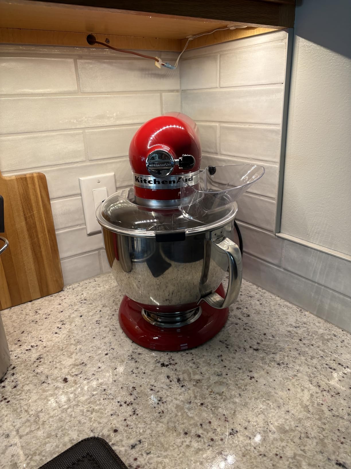 KitchenAid Artisan Series 5 Quart Tilt Head Stand Mixer with Pouring Shield KSM150PS, Pistachio customer photo 1