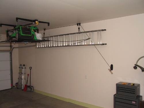 Racor - Ceiling-Mounted Bike Lift - Up to 50 lbs customer photo 2