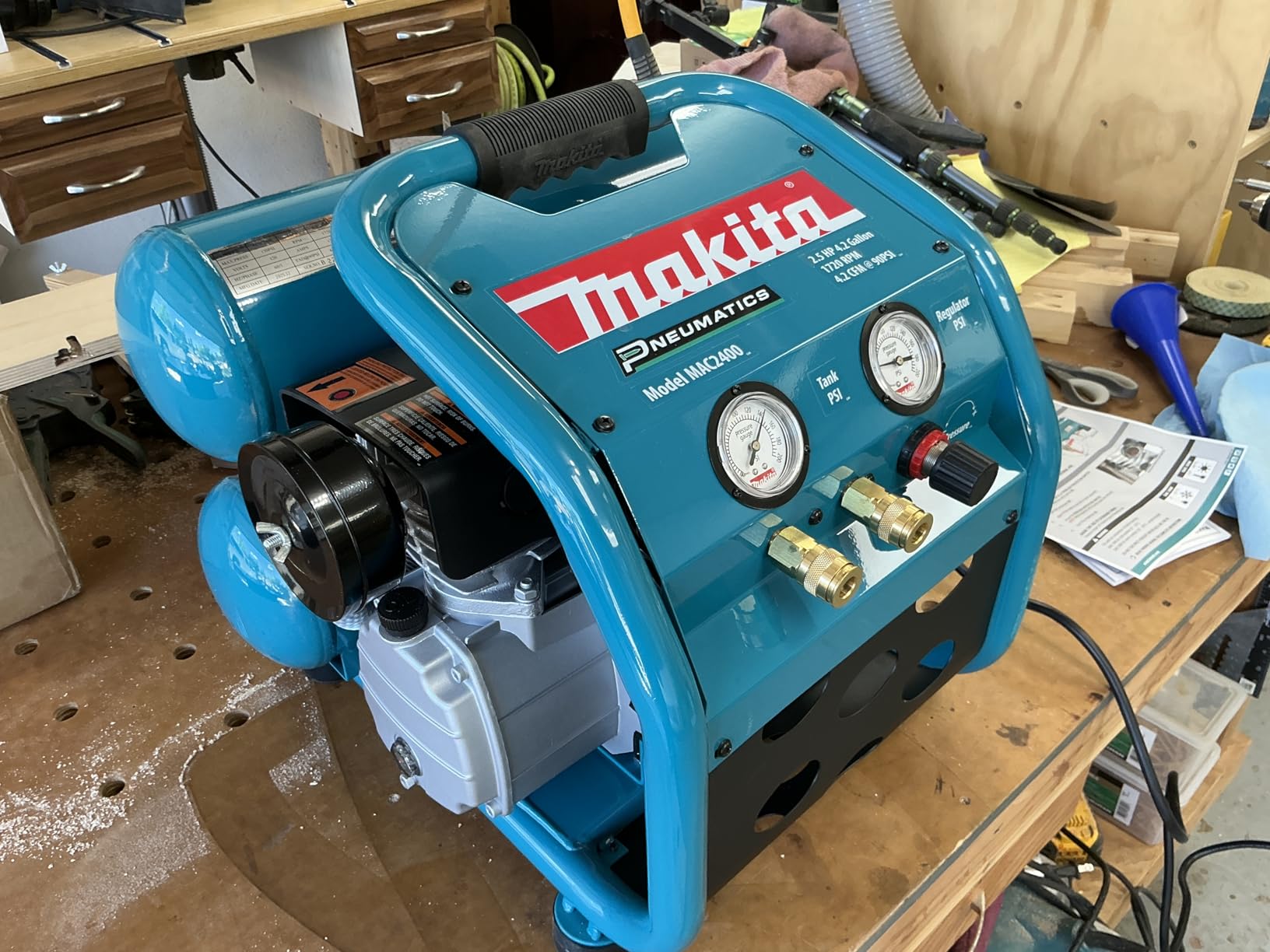 Makita MAC2400 2.5 HP* Big Bore Air Compressor customer photo 2