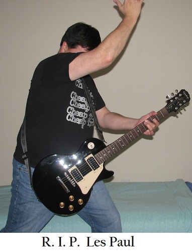 Epiphone Les Paul 100 E1 Electric Guitar, Ebony customer photo 2