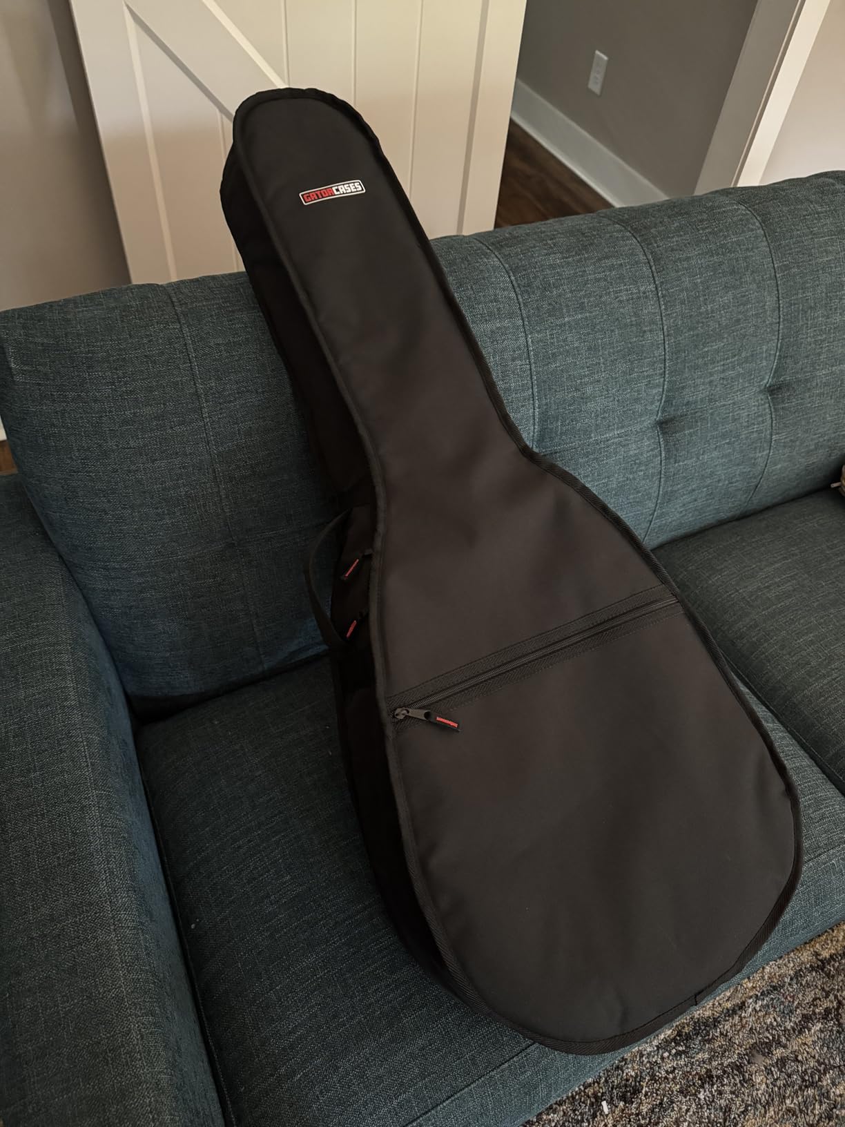 Gator Cases Foam Padded Acoustic Guitar Gig Bag, Fits Dreadnought Style Acoustic Guitars up to 41.9