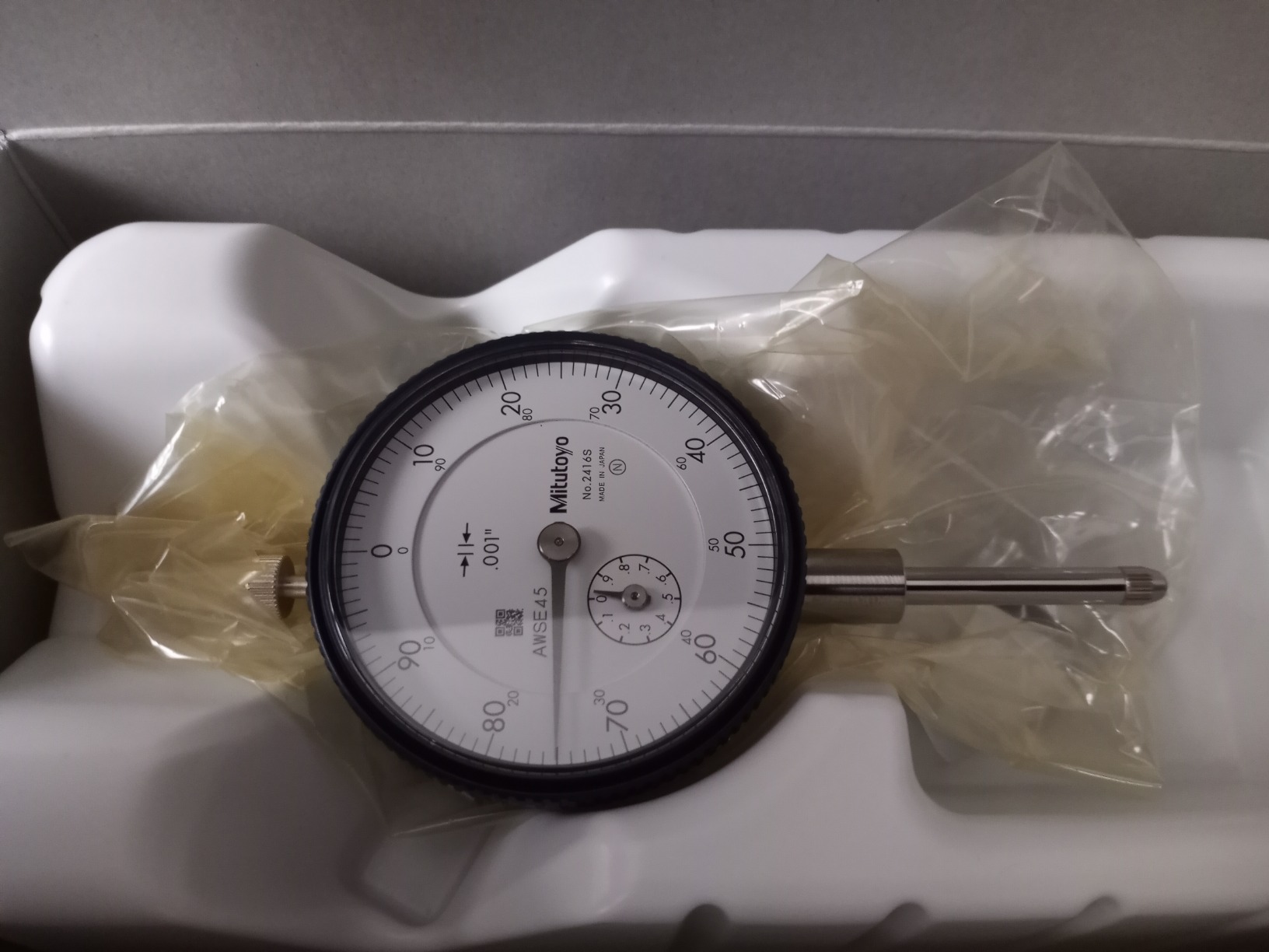 Mitutoyo 2416S Dial Indicator, 0-1