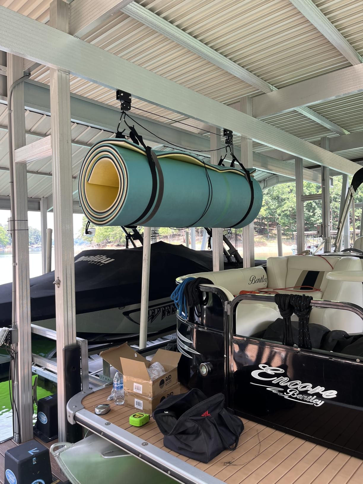 RAD Sportz Kayak Storage Hoist - Overhead Pulley System with 125lb Capacity for Canoes, Bikes, Ladders, and More - for up to 12-Foot Ceilings customer photo 2