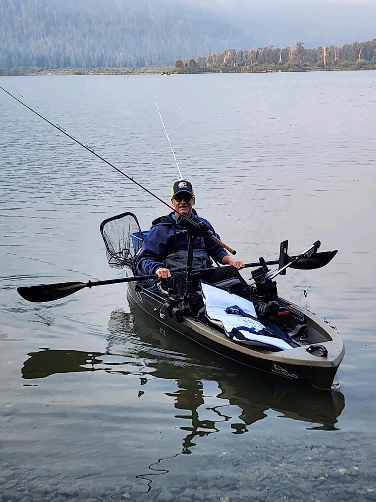 Scotty #1050 Depthmaster Manual Downrigger, Display Packed w/ Rod Holder, BLACK, 23