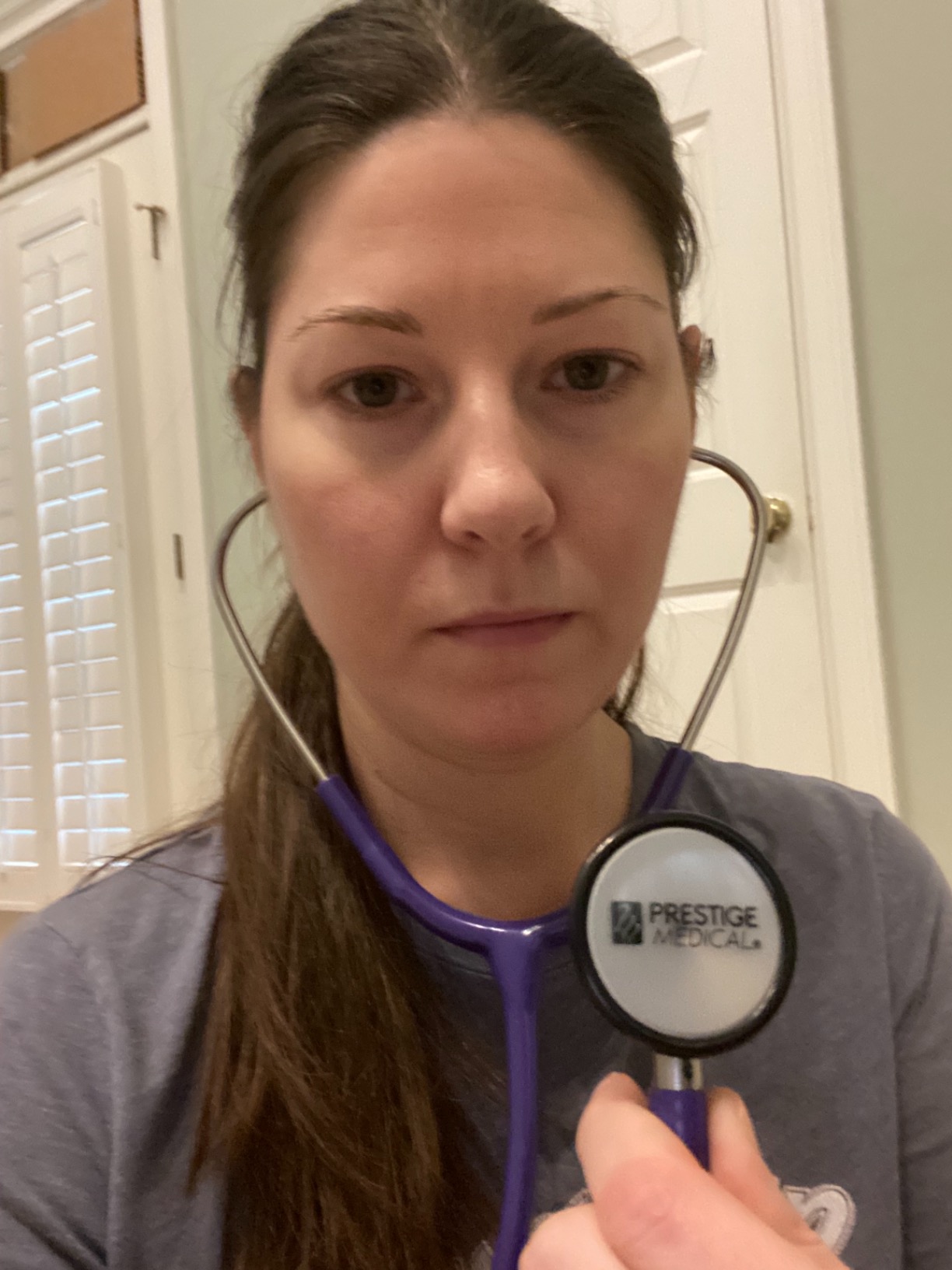 Prestige Medical Veterinary Clinical I Stethoscope, Purple (Model: V126-PUR) customer photo 1