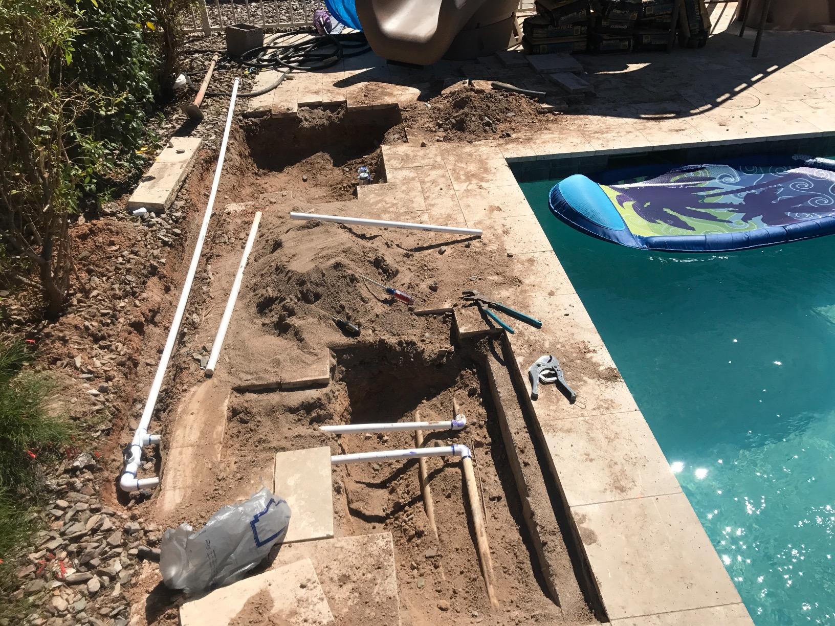 S.R.Smith Typhoon Pool Slide, Sandstone - Premium Water Slide with Right Curve for Inground Swimming Pool - Deck Mounted with Enclosed Ladder for Safety customer photo 2