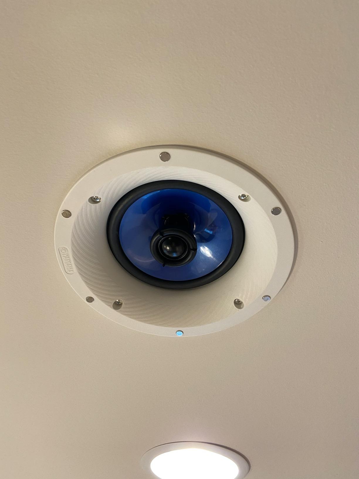 Yamaha NS-IC600 110 Watt 6.5-Inch 2-Way In-Ceiling Speakers - Pair (White) customer photo 1