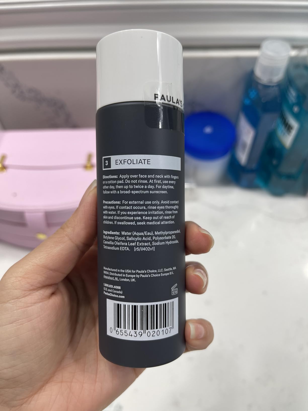 Paula's Choice SKIN PERFECTING 2% BHA Liquid Exfoliant with Salicylic Acid, Facial Polish for Pores, Wrinkles & Fine Lines, Suitable for Blackhead-Prone Skin, Fragrance-Free customer photo 2