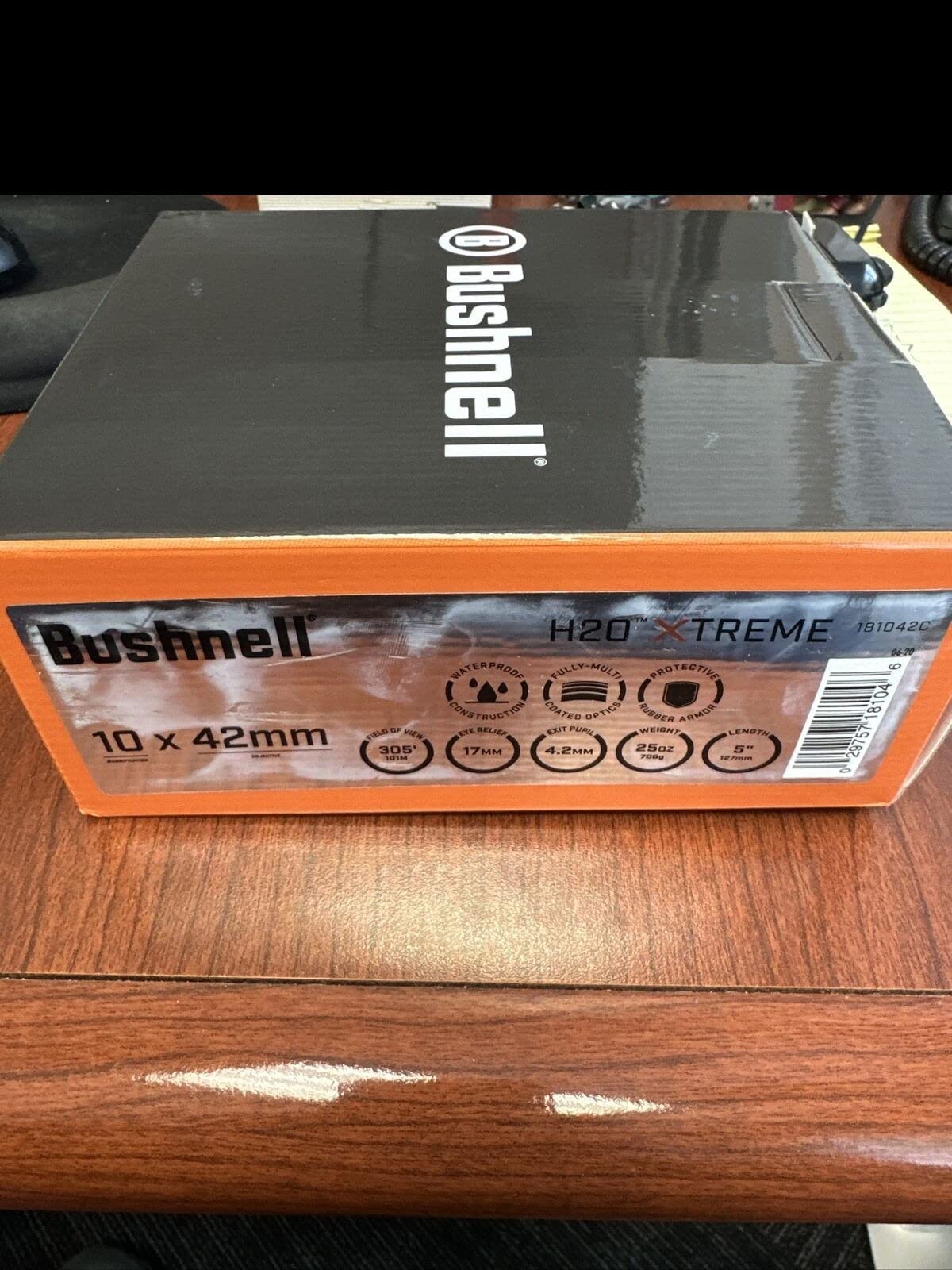 Bushnell H2O Xtreme Binoculars, Fully Multi-Coated, Waterproof IPX7, 10x42, 181042C customer photo 1