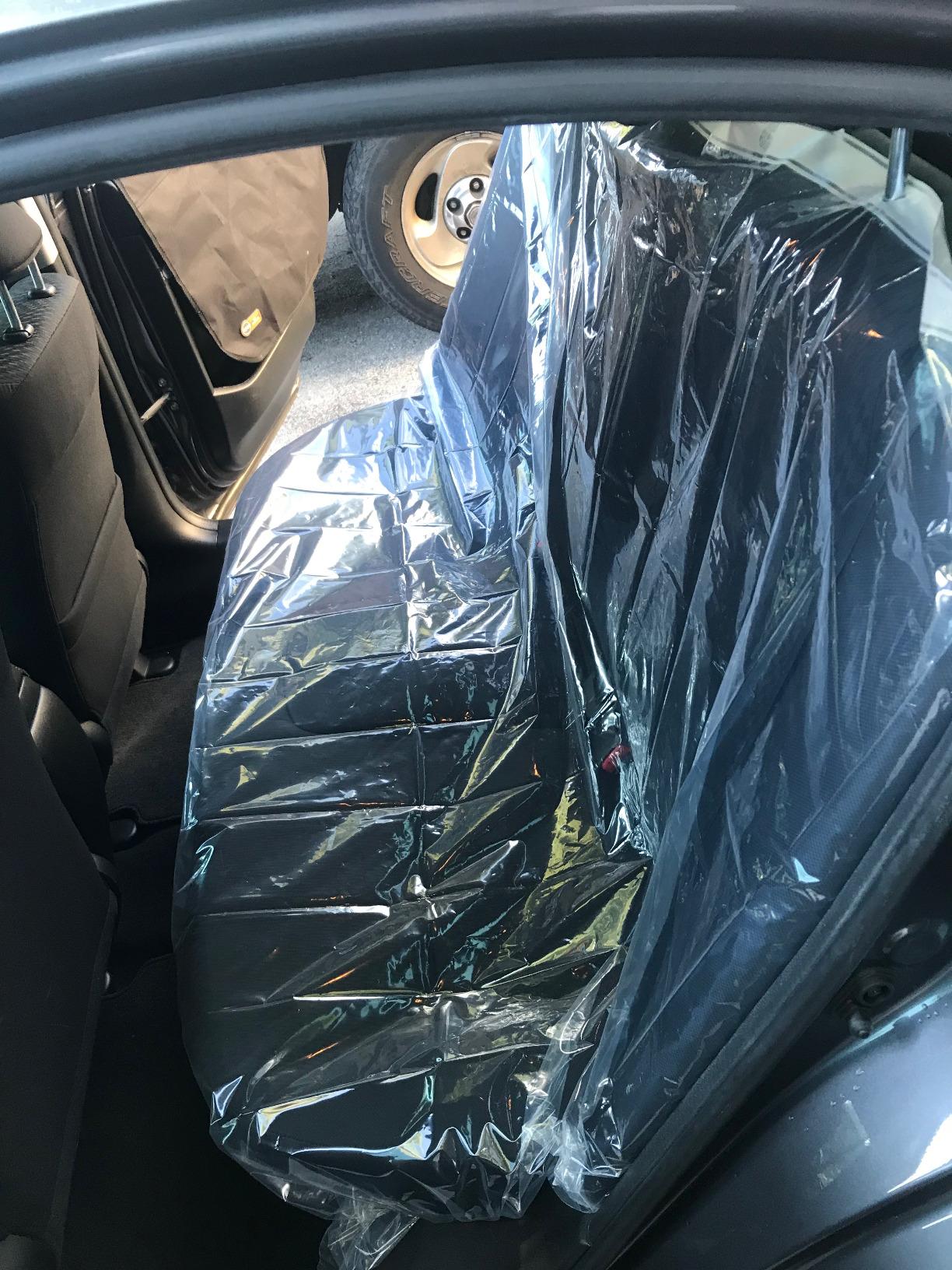 4Knines Dog Backseat Cover with Hammock for Cars, SUVs, and Trucks - Waterproof Layers, Nonslip Seat Protector, Durable Nylon Clips, K9 Shield with Heavy Duty Thread, (Regular, Black) customer photo 2