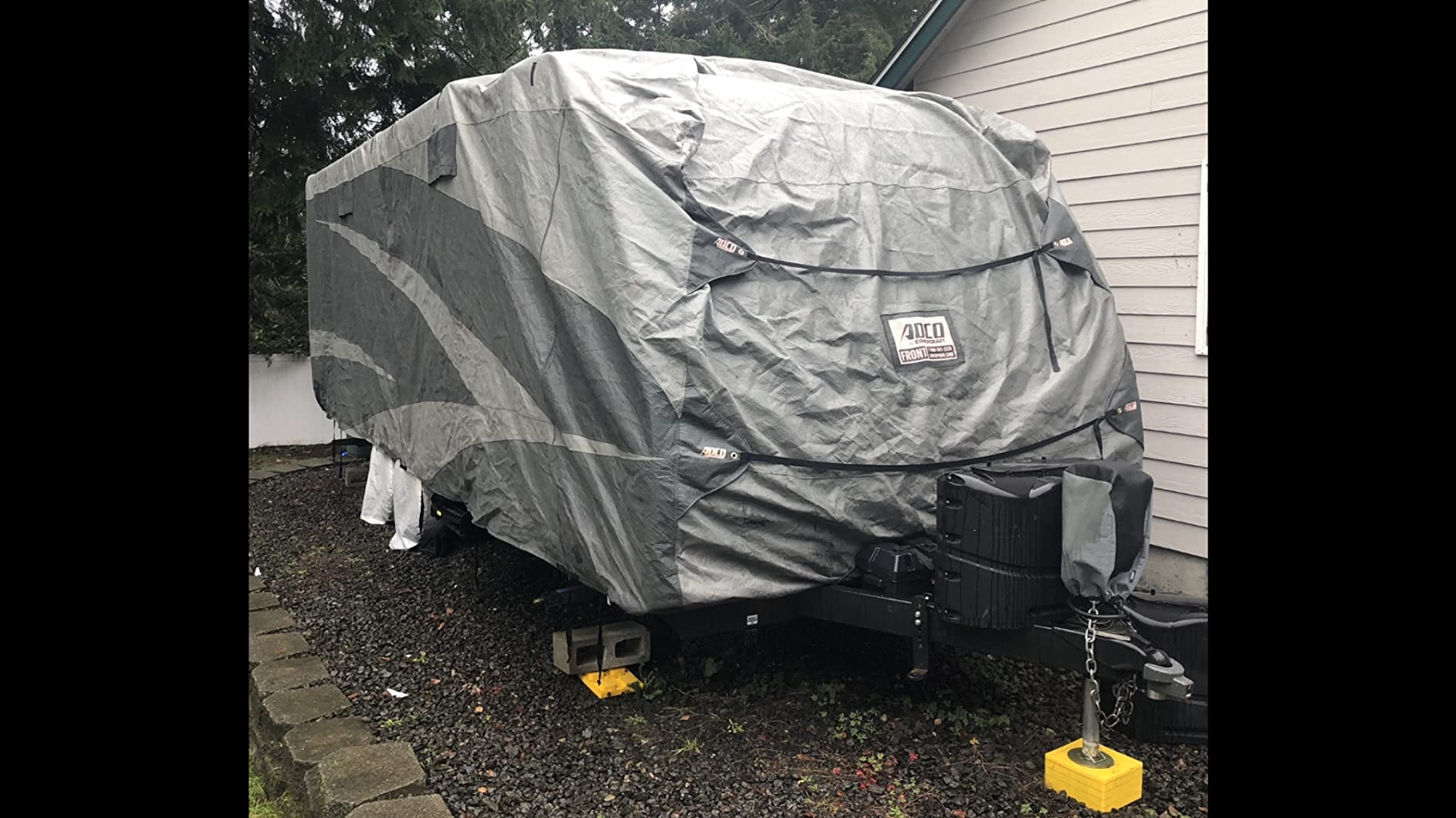ADCO 52242 Designer Series SFS Aqua Shed Travel Trailer RV Cover - 22'1