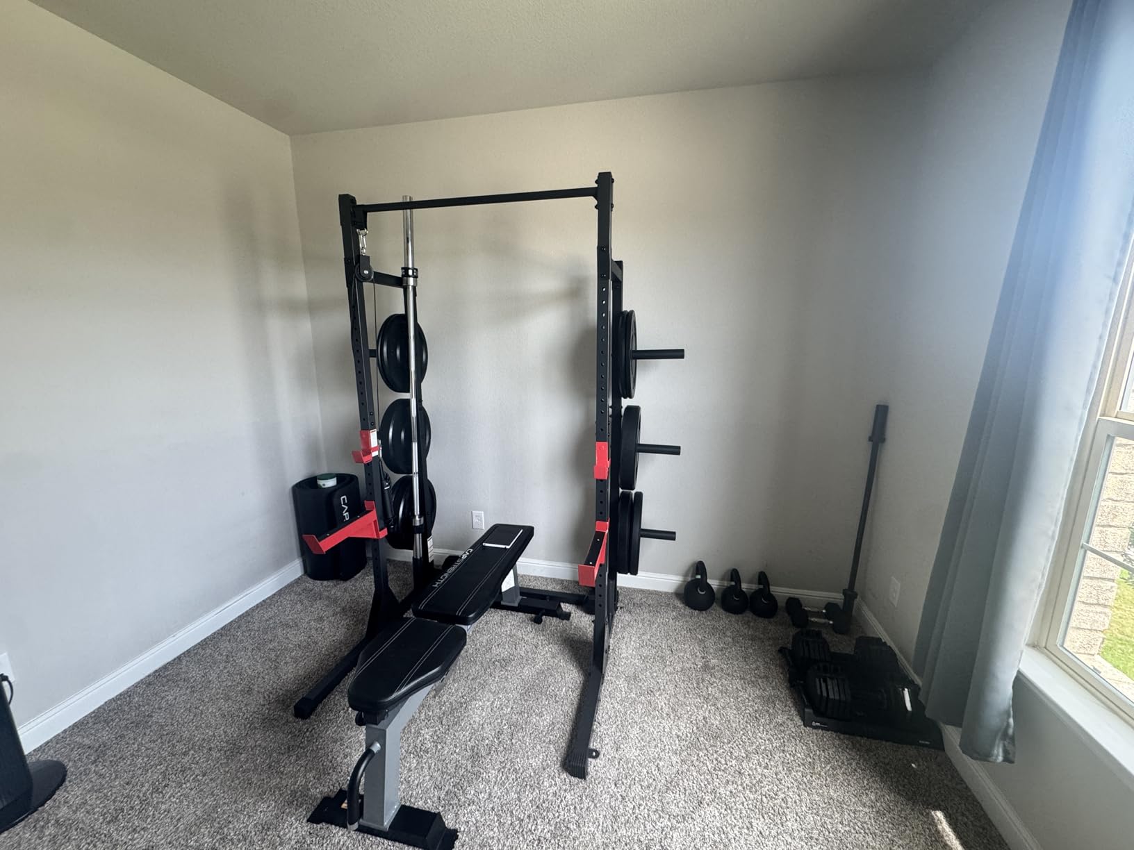 CAP Barbell Power Rack and Attachments for Home Gym Strength Training customer photo 2