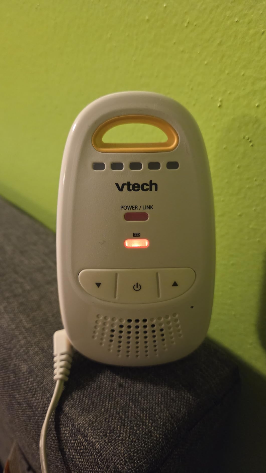 VTech Audio Baby Monitor - No Static DECT 6.0, No WiFi, Hack-Proof | 8Hr Battery, Belt Clip, 1000ft Range, 5-Level Sound Indicator | DM111 customer photo 2