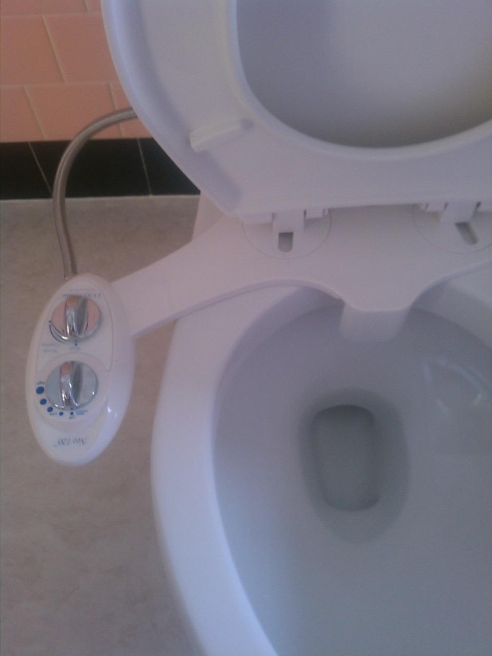 LUXE Bidet NEO 120 - Single Nozzle, Self-Cleaning, Non-Electric Bidet Attachment for Toilet Seat, Adjustable Water Pressure, Rear Wash (White) customer photo 1