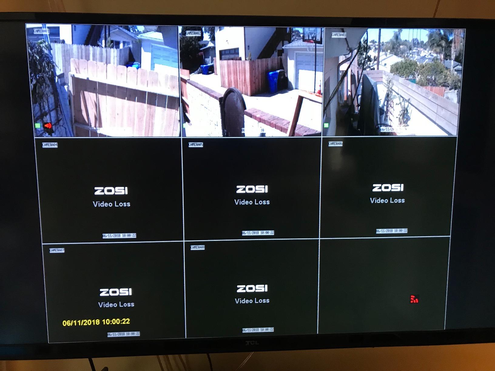 ZOSI 3K Lite 8CH H.265+ Home Security Camera System with AI Human/Vehicle Detection, Night Vision, 5MP Lite 8 Channel CCTV DVR, 4pcs 1080P 1920TVL 2MP Outdoor Indoor Surveillance Dome Cameras (No HDD) customer photo 1