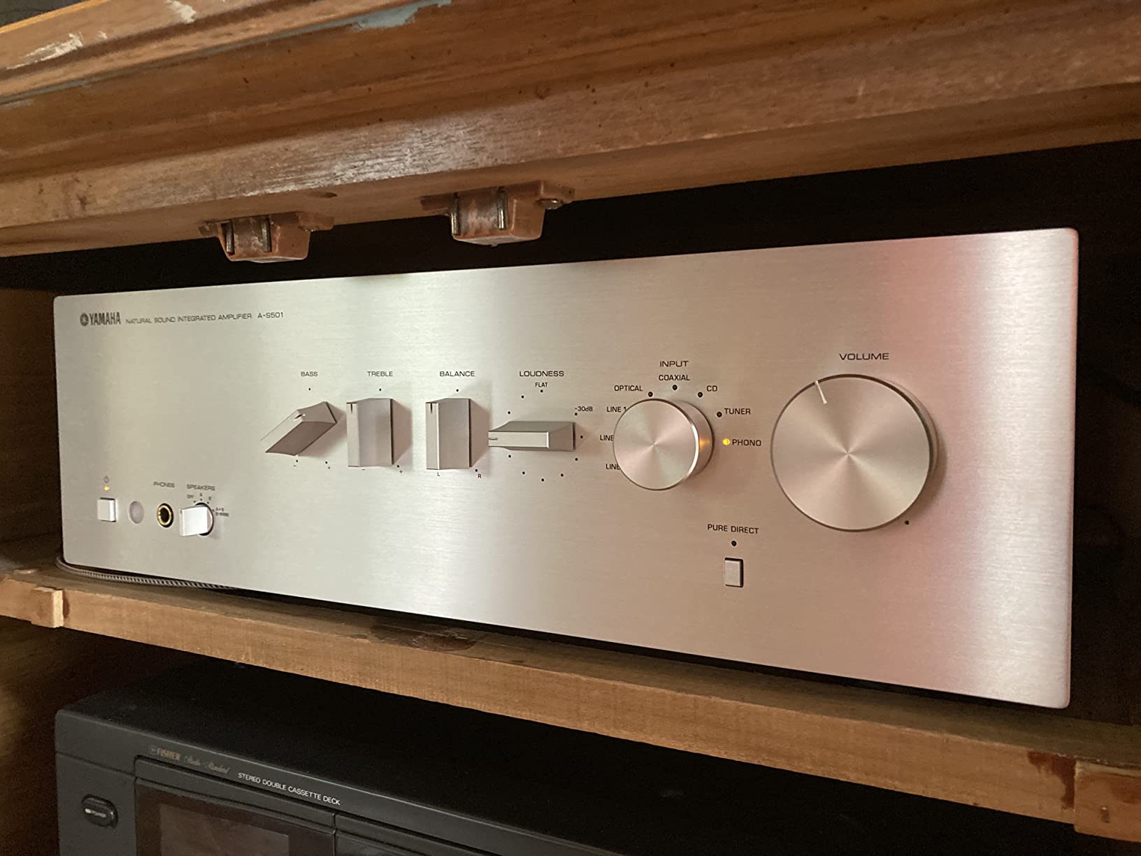Yamaha Audio A-S301BL Natural Sound Integrated Stereo Amplifier (Black) customer photo 1
