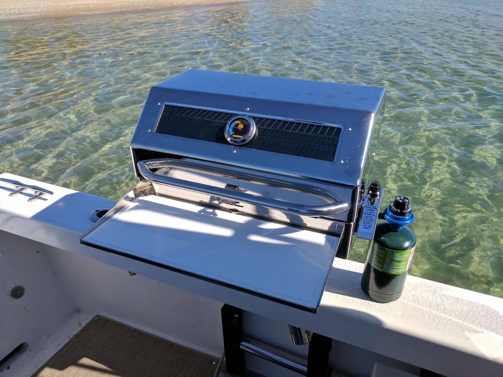 Magma Catalina 2 Infra Red Stainless Steel Portable Gas Grill A10-1218-2GS- 12,500 BTU Small Propane Grill for Outdoor, Camping, Marine Use - 12x18 Grilling Surface with Lockable Lid & Thermometer customer photo 1