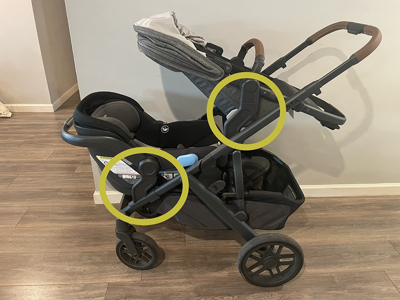UPPAbaby Upper Adapter for Vista, Vista V2, and Vista V3 Strollers/ Compatible with Bassinet, Toddler Seat, Aria, Mesa V2, or Mesa Max Infant Car Seats customer photo 2