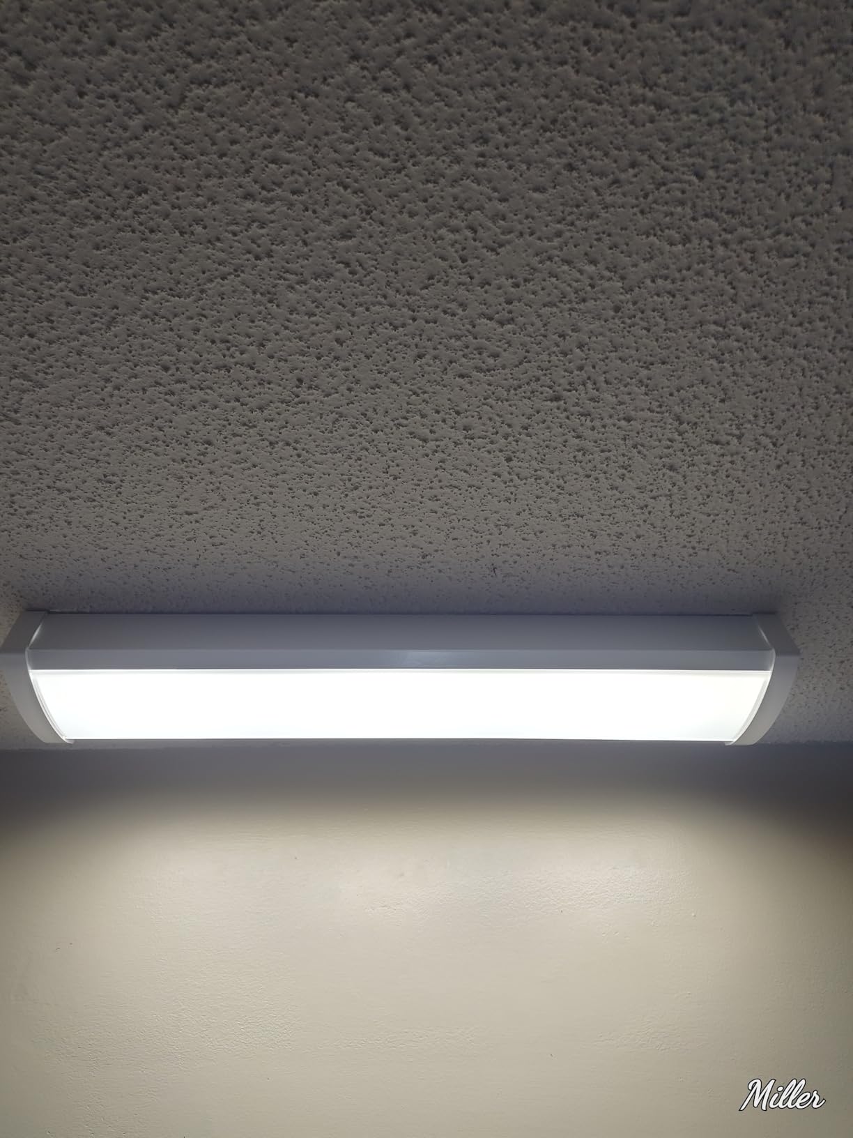 Lithonia Lighting 4 Foot LED Light Fixture, Low-Profile LED Wraparound Flush Mount Ceiling Light, 4000K Cool White, 120V, 48-Inch (FMLWL 48 840) customer photo 2