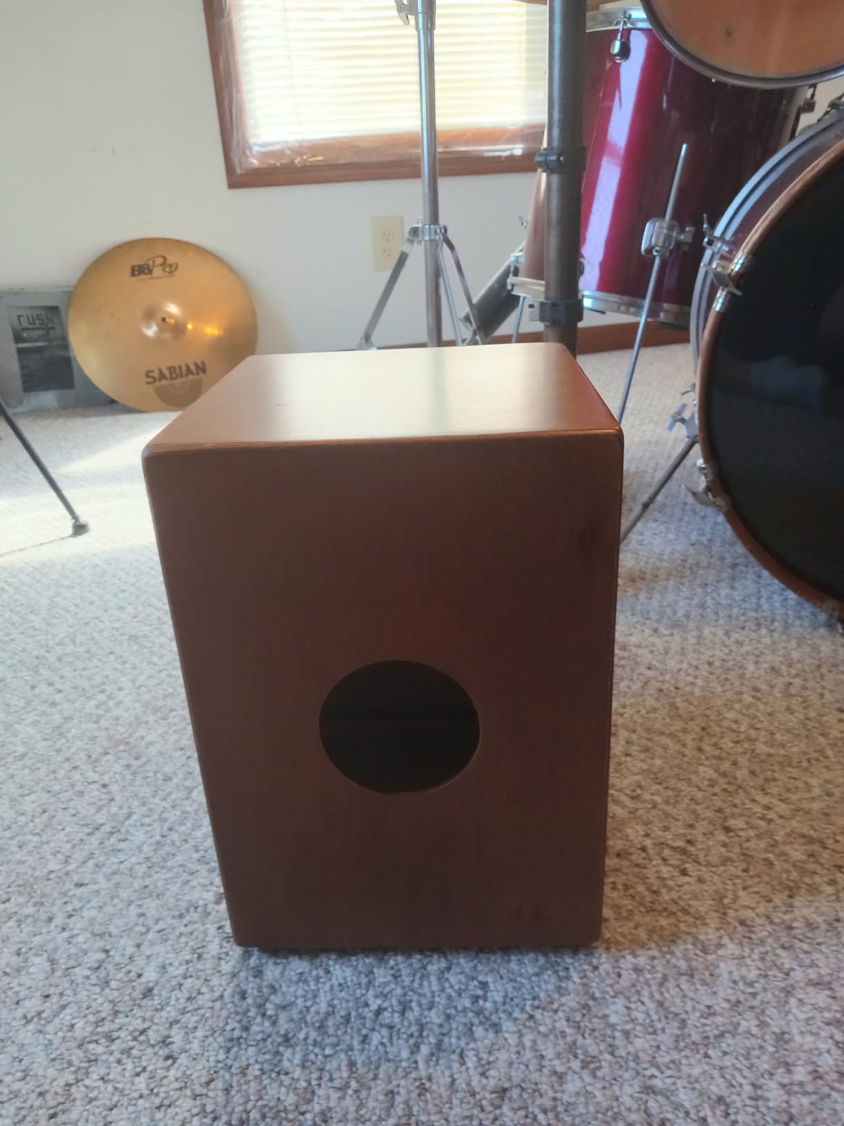 Meinl Percussion Cajon, MADE IN EUROPE - Sit-On Box Drum, Snare & Bass Tone | Baltic Birch Wood, Compact Size customer photo 2