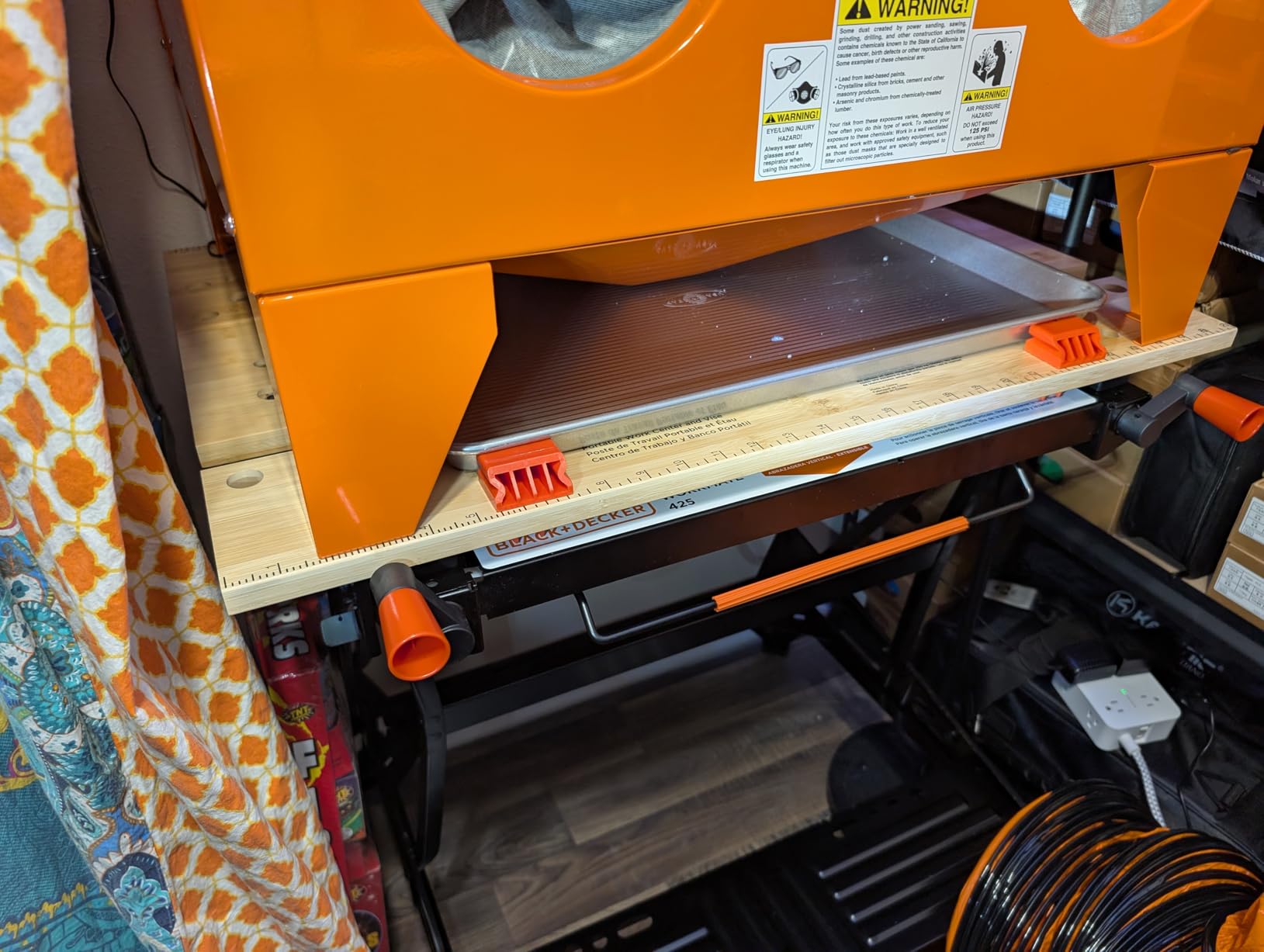 BLACK+DECKER Portable Workbench, Workmate Folding Workbench, 550 lb. Capacity with Clamps for Woodworking (WM425-A) customer photo 1