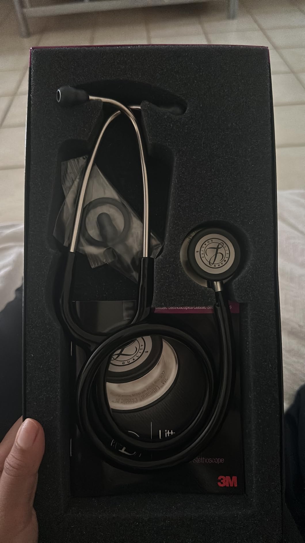 3M Littmann Classic III Monitoring Stethoscope, 5620, More Than 2X as Loud, Weighs Less, Stainless Steel Chestpiece, 27
