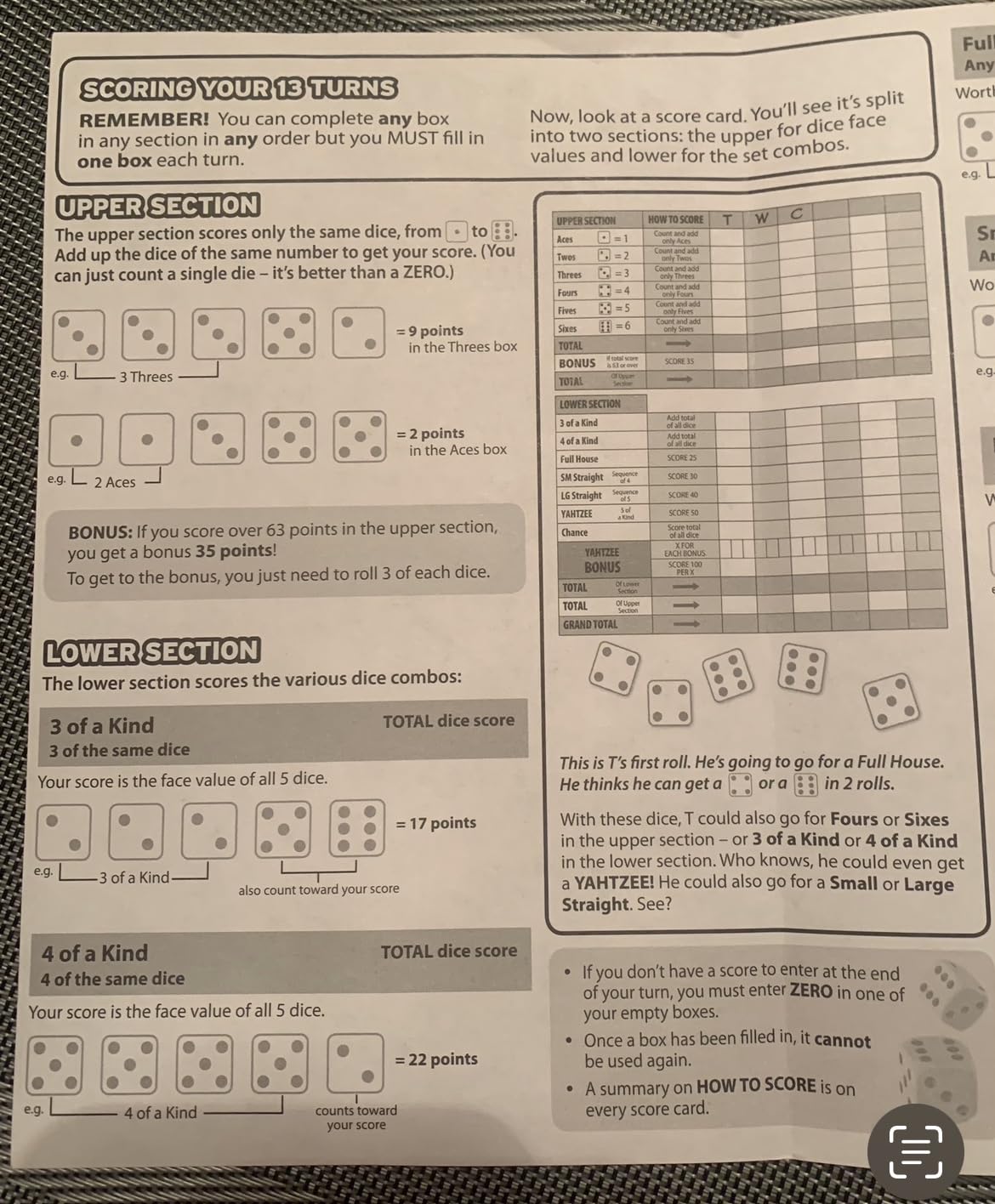 Hasbro Gaming Yahtzee Game - Fast-Playing Dice Game for Kids, Teens, and Adults, Strategy Game, Family Game, Ages 8 and Up customer photo 2