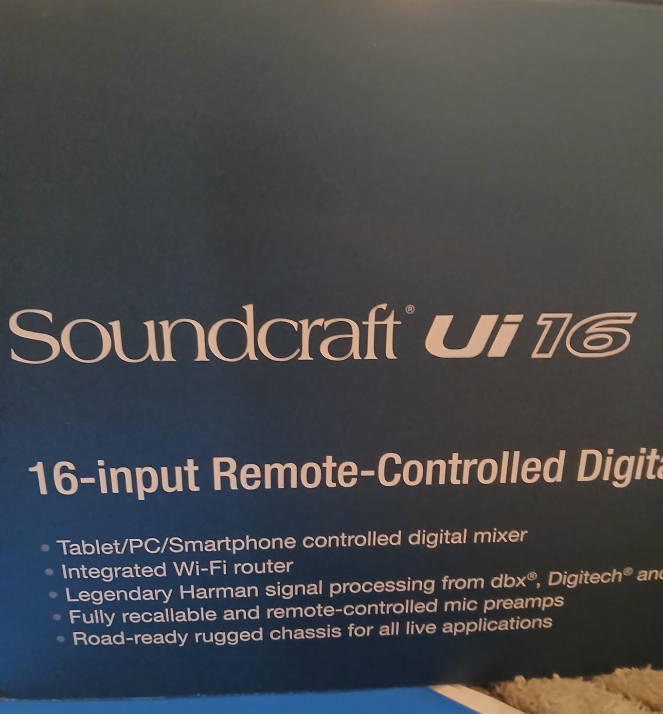 Soundcraft Ui16 Remote-Controlled 16-Input Digital Mixer customer photo 1