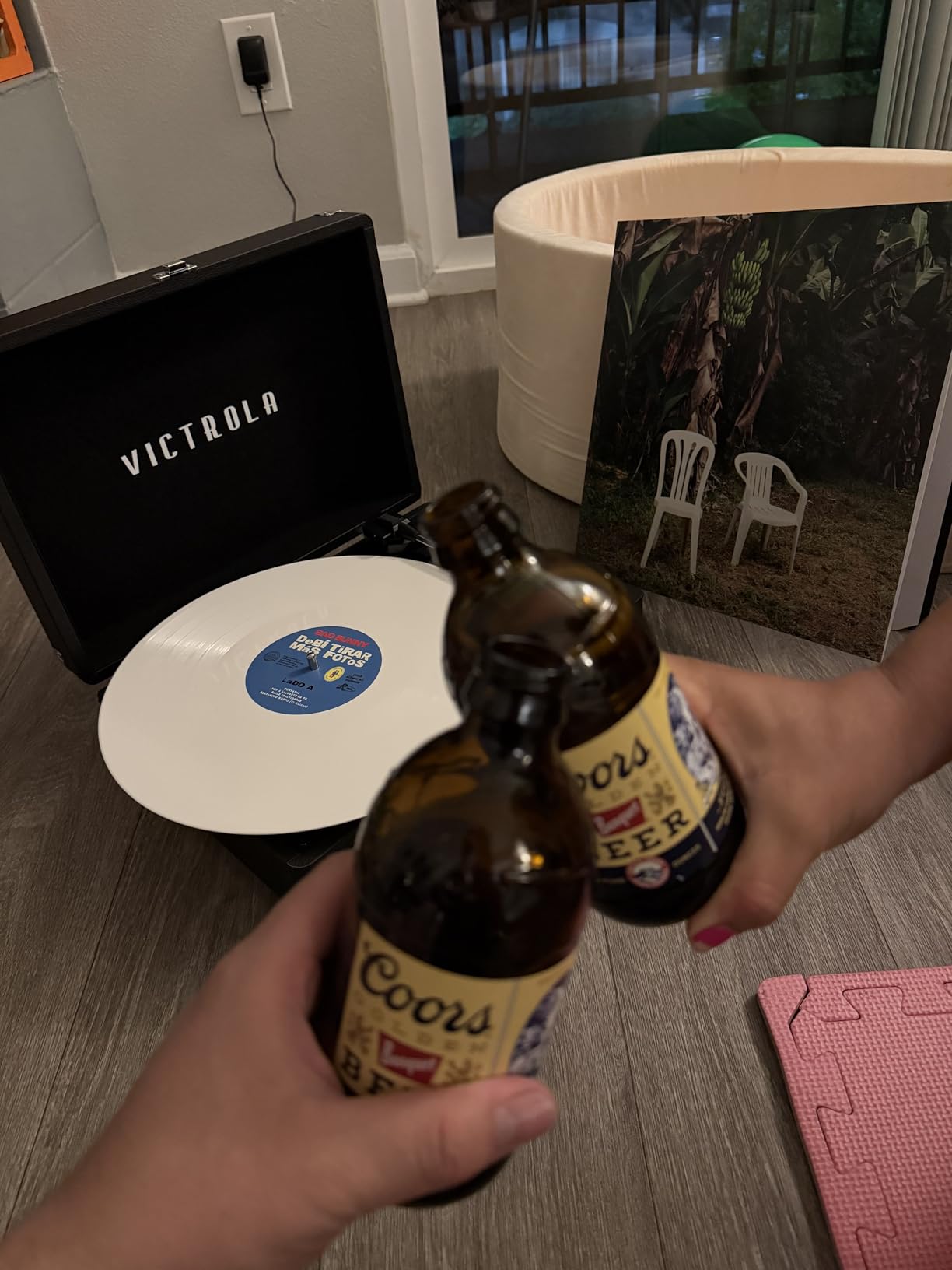 Victrola Journey Bluetooth Portable Suitcase Record Player with Built-in Speakers, 3 Speed Vinyl Record Player, RCA Out, Headphone Jack (Black) customer photo 2