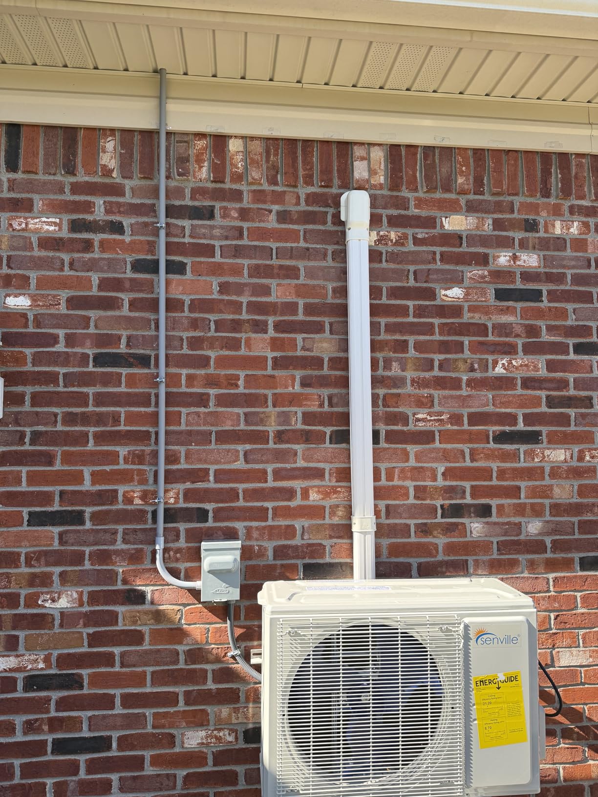Senville LETO Series Mini Split Air Conditioner Heat Pump, 12000 BTU 110/120V, Inverter, Works with Alexa, SEER2 20.8, 1 Ton customer photo 2