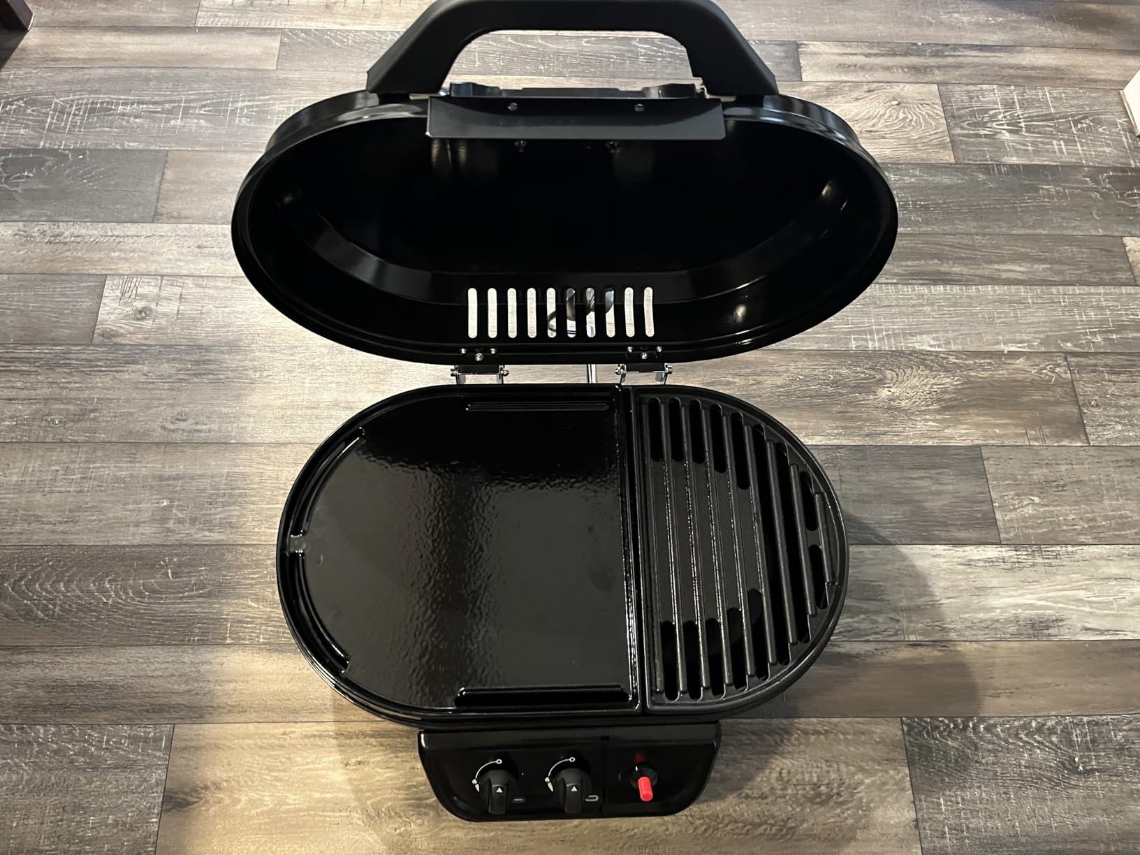 Coleman RoadTrip Cast Iron Griddle Accessory, 142 Square Inch Cooking Area, Fits Coleman RoadTrip Grills, Easy to Clean customer photo 1