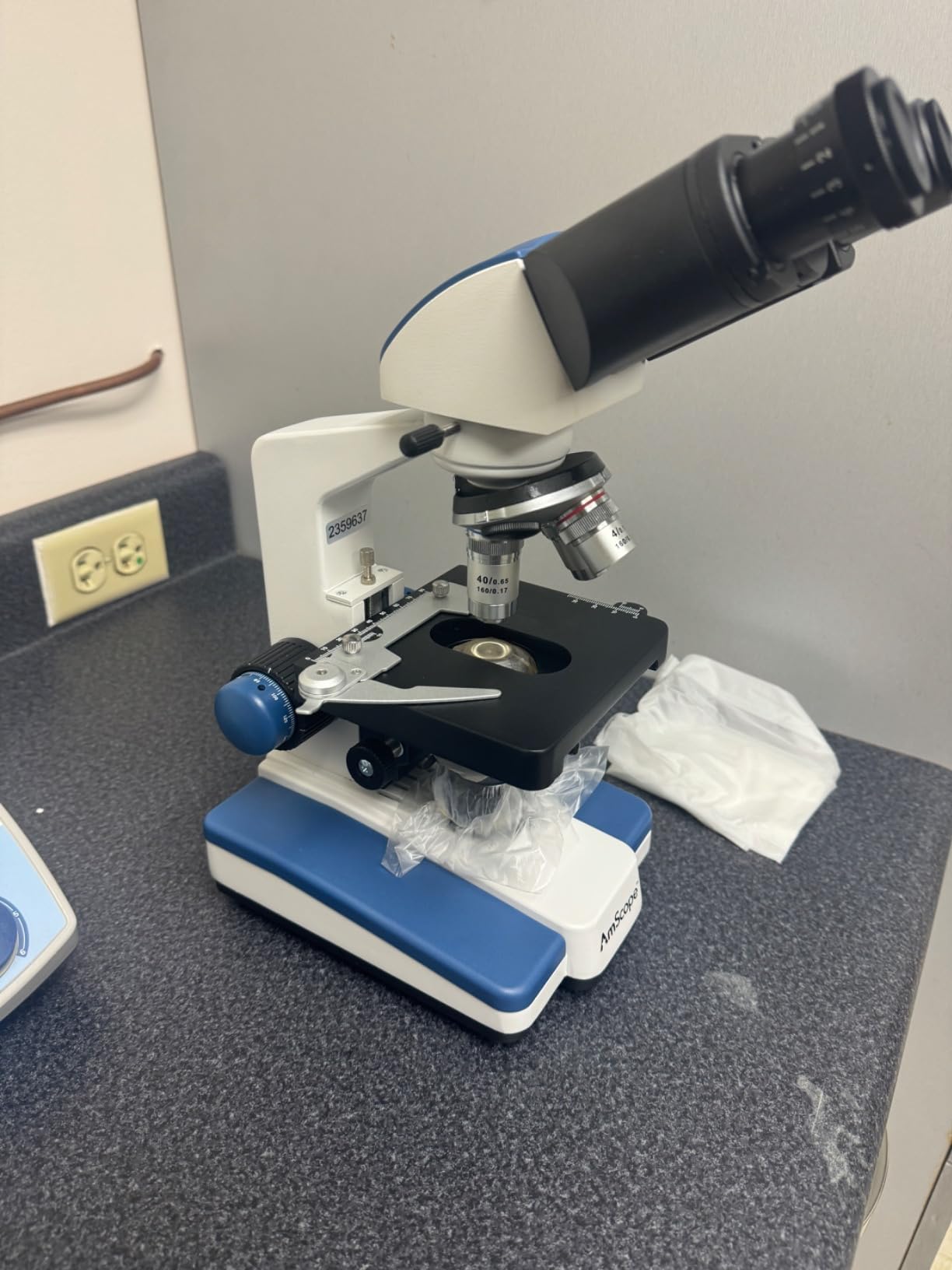 AmScope B120 Series LED Binocular Compound Microscope - 40X-2500X with 3MP USB Camera & Siedentopf Head customer photo 2