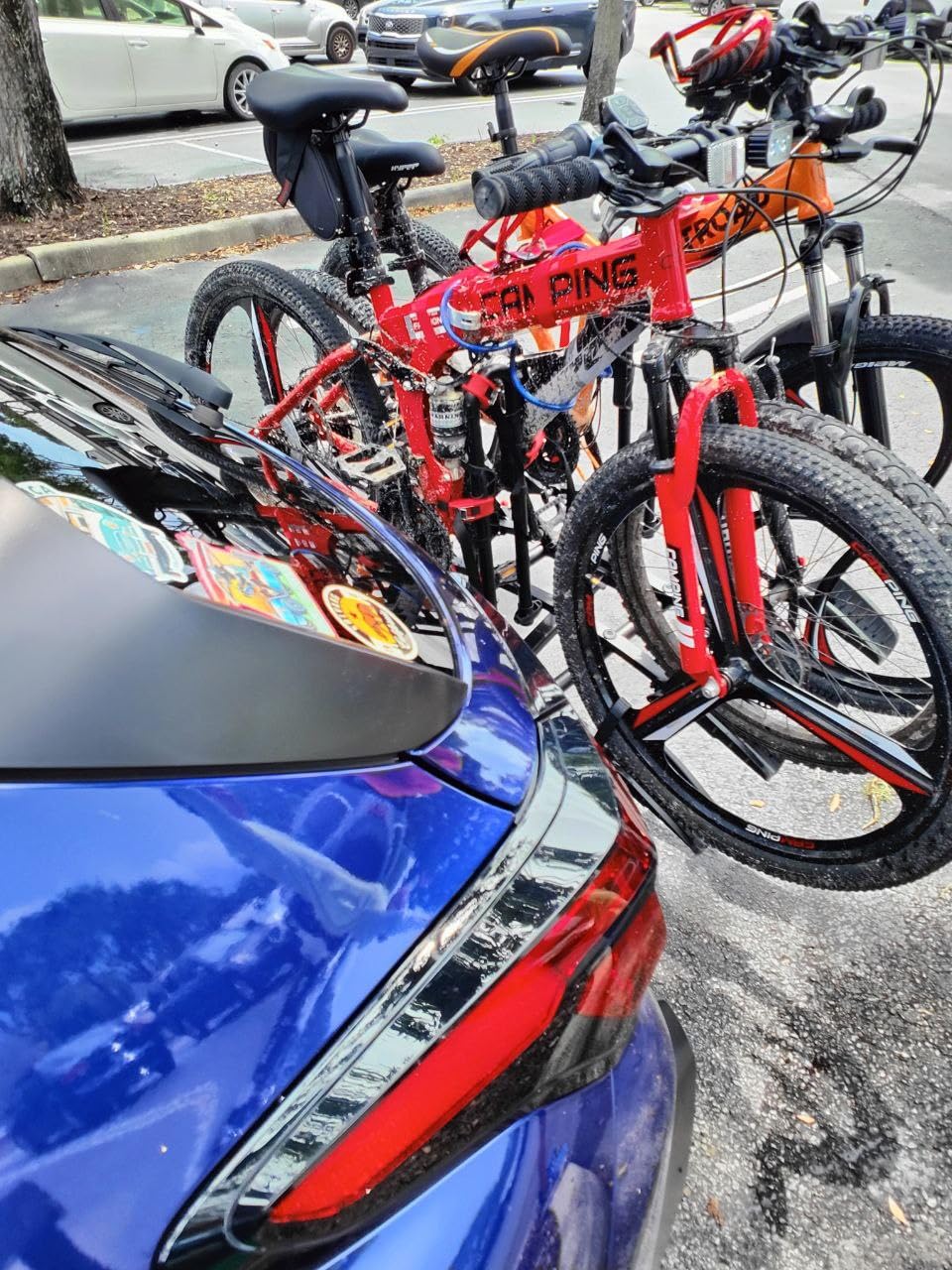 TRIMAX RMBR4 Road-MAX 4 Bike Hitch Rack, Foldable, 2