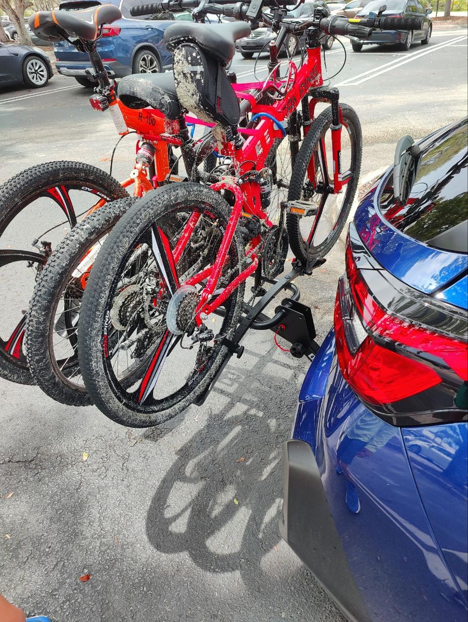 TRIMAX RMBR4 Road-MAX 4 Bike Hitch Rack, Foldable, 2