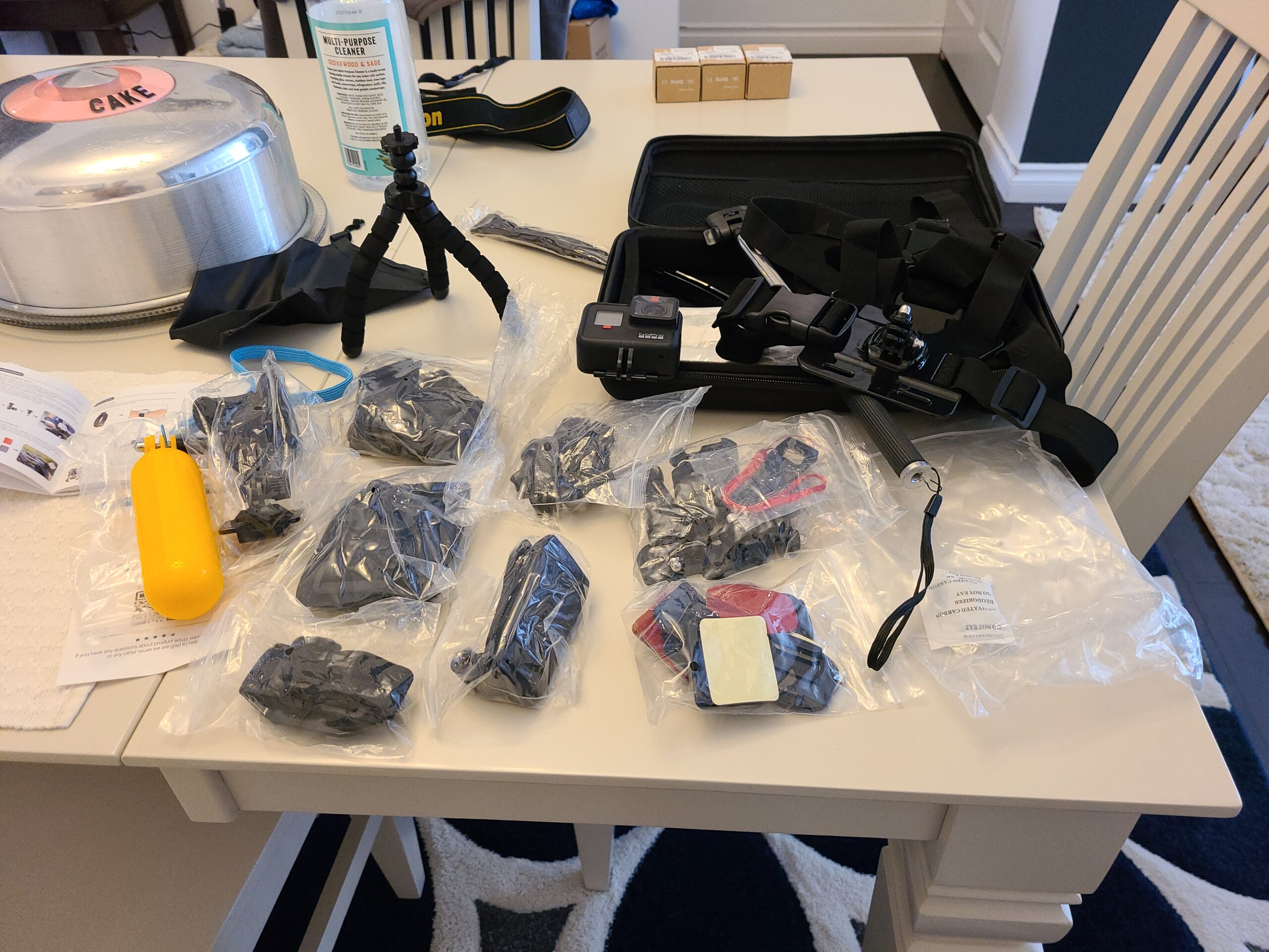 NEEWER 50 in 1 Action Camera Accessory Kit Compatible with GoPro Hero 12 11 10 9 DJI OSMO 4 3 2 Insta360 X3 X2 GO 3 SJCAM DBPOWER AKASO VicTsing APEMAN WiMiUS QUMOX Lightdow Campark Sony Sports DV customer photo 2