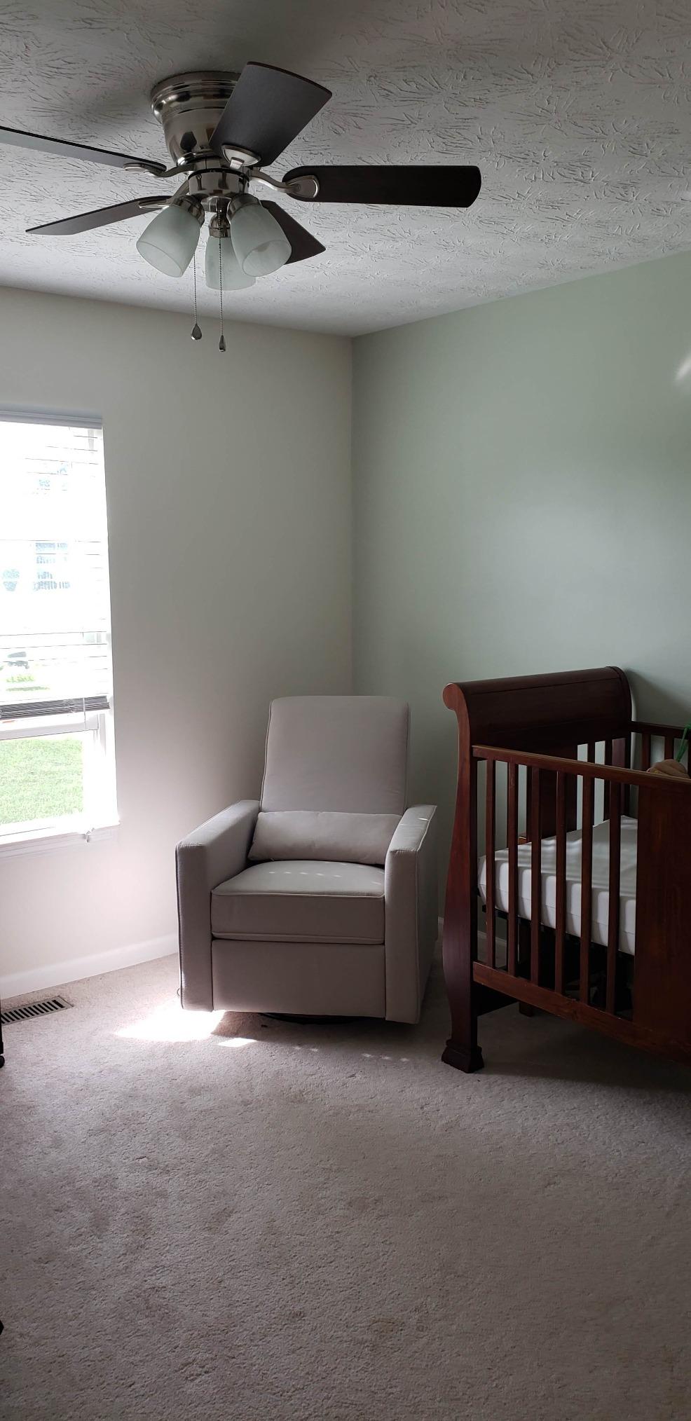 Davinci Piper 360 Swivel Rocker Recliner Chair - Glider Rocking Chair for Nursery and Living Room- GREENGUARD Gold, FSC & Certi-PUR US Certified - Ultra Comfy Glider Recliner Nursery Chair - Cream customer photo 2