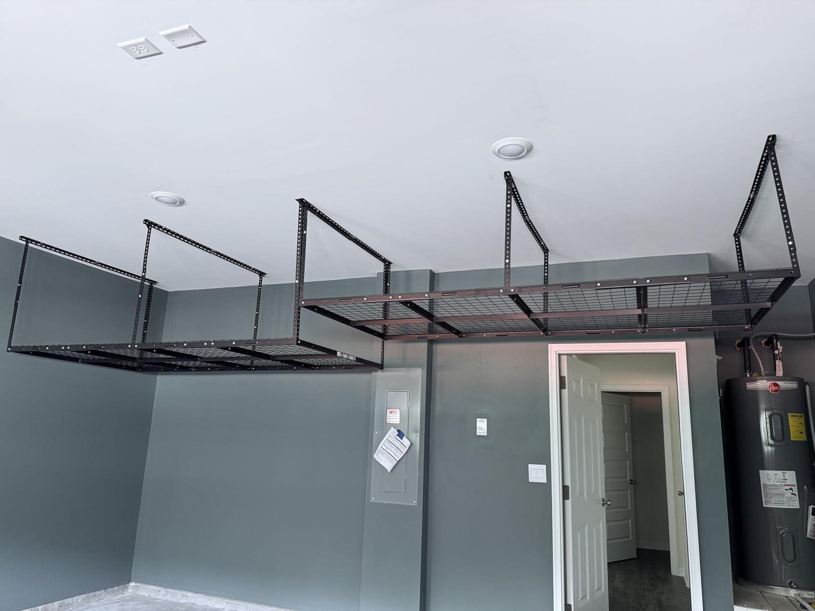 FLEXIMOUNTS 3x6 Overhead Garage Storage Adjustable Ceiling Rack 72