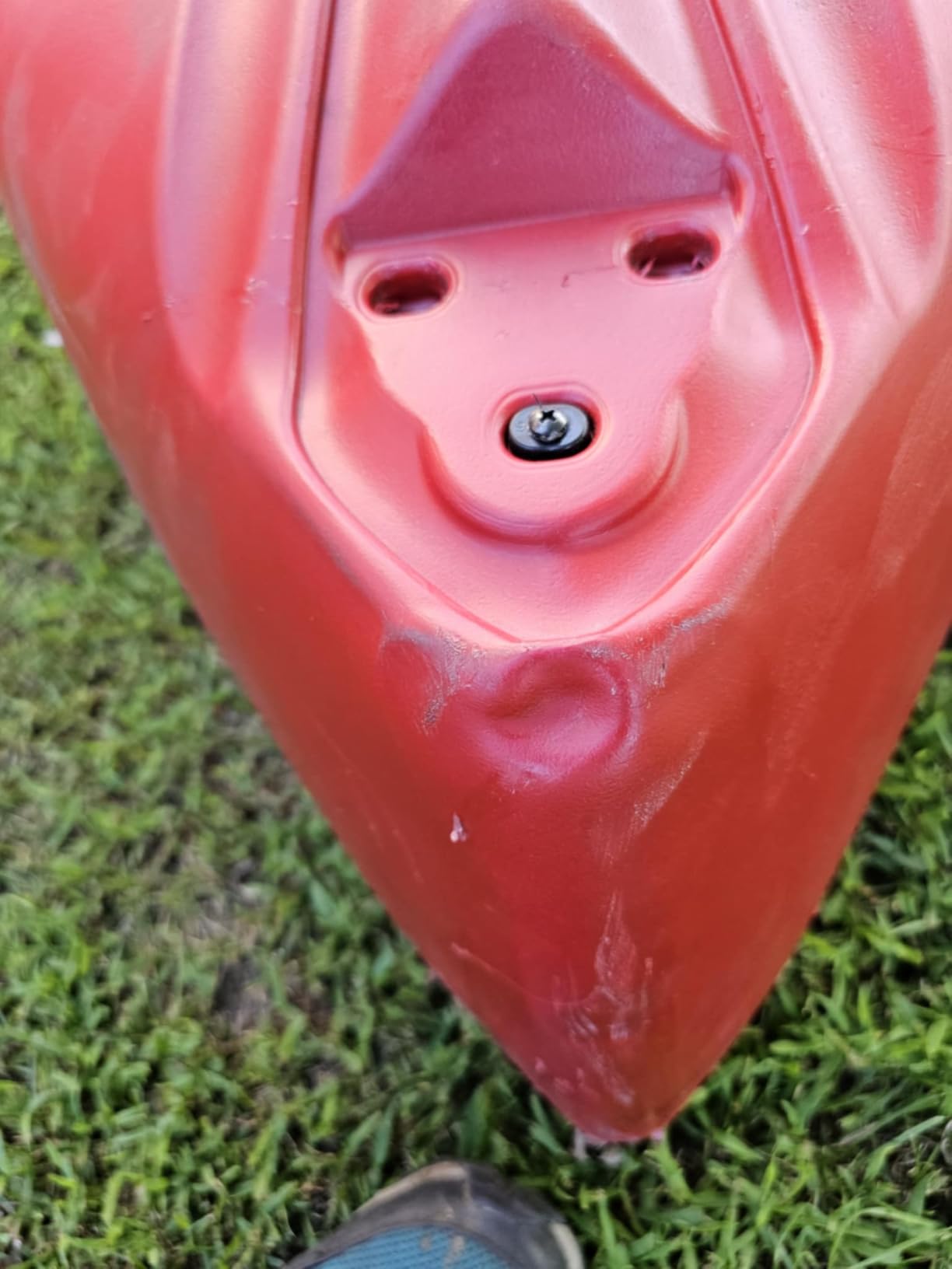 Lifetime Kodiak Canoe with 2 Paddles, Red, 13' customer photo 2