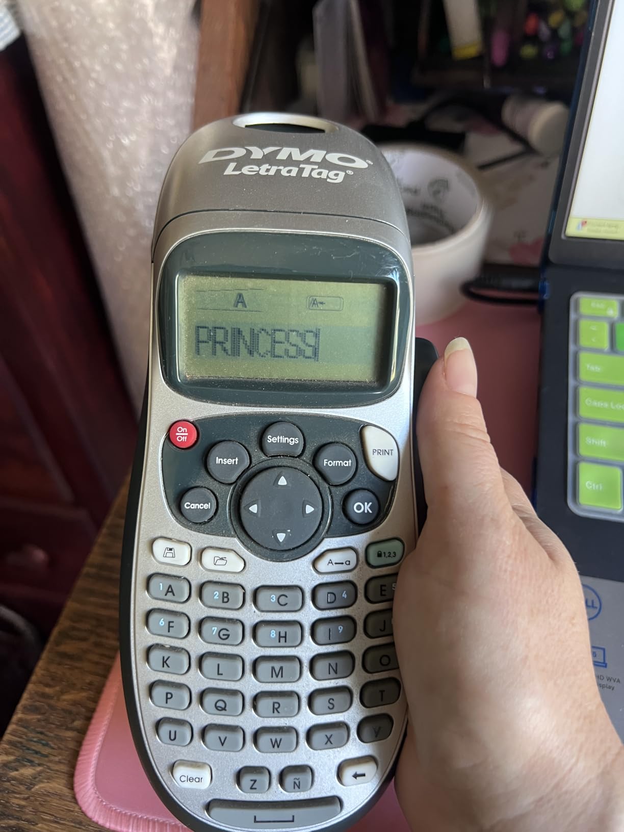 DYMO Label Maker Machine with 3 Tapes - 100H LetraTag Handheld, Includes 3 LT Label Tapes, Perfect for Home and Office Organization customer photo 1