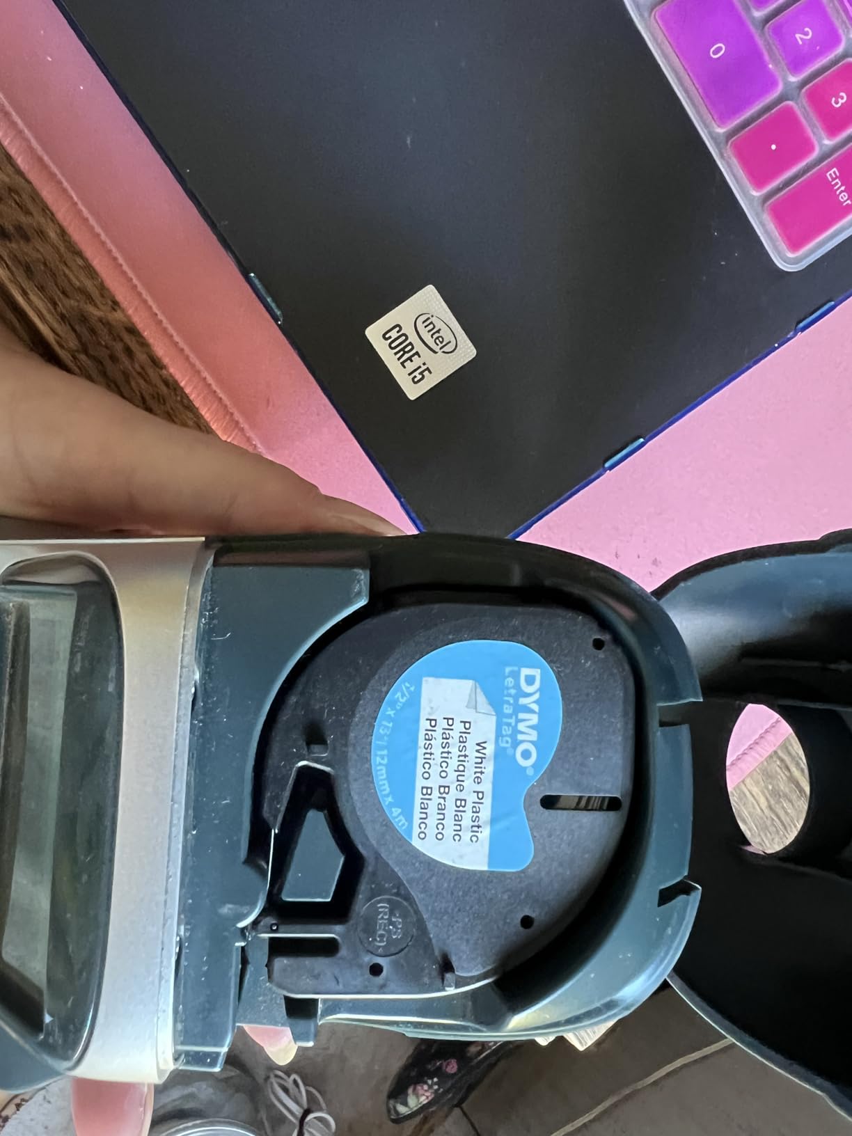 DYMO Label Maker Machine with 3 Tapes - 100H LetraTag Handheld, Includes 3 LT Label Tapes, Perfect for Home and Office Organization customer photo 2